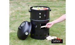 Grill węglowy - wędzarka 3w1 Cattara Pisa 40 cm