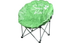Składane krzesło turystyczne kempingowe Cattara Flowers - Zielone