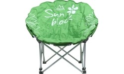 Składane krzesło turystyczne kempingowe Cattara Flowers - Zielone