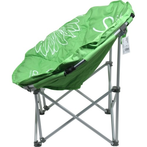 Składane krzesło turystyczne kempingowe Cattara Flowers - Zielone