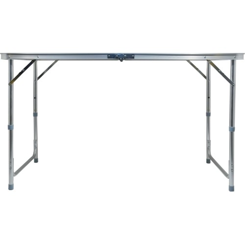 Zestaw mebli turystycznych Składany stół kempingowy turystyczny i 4 krzesła Cattara Double - Szary