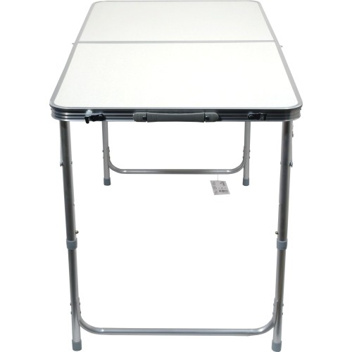 Zestaw mebli turystycznych Składany stół kempingowy turystyczny i 4 krzesła Cattara Double - Szary