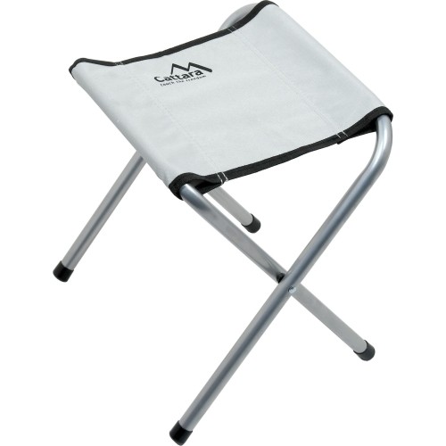 Zestaw mebli turystycznych Składany stół kempingowy turystyczny i 4 krzesła Cattara Double - Szary