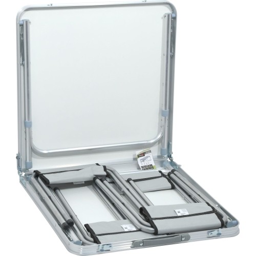 Zestaw mebli turystycznych Składany stół kempingowy turystyczny i 4 krzesła Cattara Double - Szary