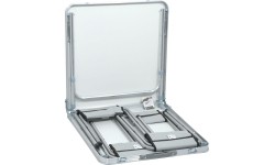 Zestaw mebli turystycznych Składany stół kempingowy turystyczny i 4 krzesła Cattara Double - Szary