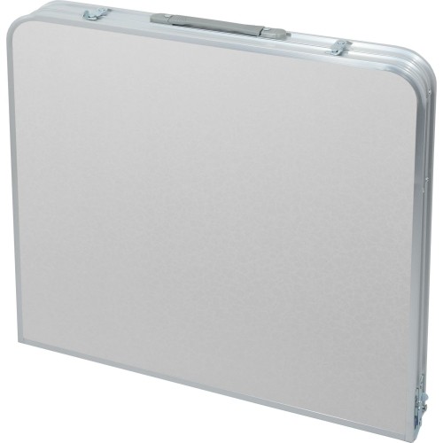 Zestaw mebli turystycznych Składany stół kempingowy turystyczny i 4 krzesła Cattara Double - Szary