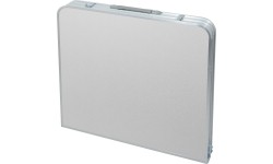 Zestaw mebli turystycznych Składany stół kempingowy turystyczny i 4 krzesła Cattara Double - Szary