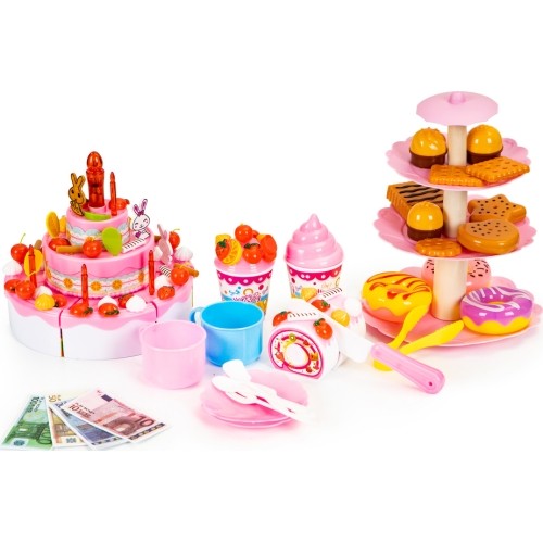 Zestaw do krojenia tortu na przyjęcie urodzinowe Multistore, 125 szt.