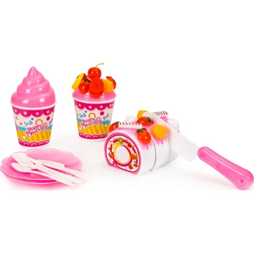 Zestaw do krojenia tortu na przyjęcie urodzinowe Multistore, 125 szt.