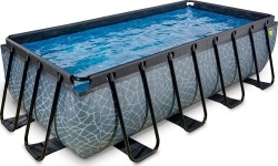 Basen EXIT Stone 400 x 200 x 100 cm pompa z filtrem