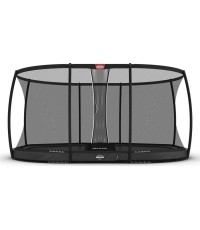BERG Grand Champion InGround 520 szary + siatka zabezpieczająca DLX XL