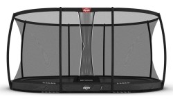 BERG Grand Champion InGround 520 szary + siatka zabezpieczająca DLX XL