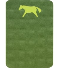 Podkładka do siedzenia Yate Horse, 400x285x10 mm, zielona