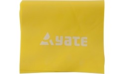 Guma oporowa Yate, 120x12 cm – miękka, żółta