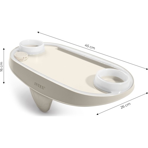 Uchwyt do napojów podświetlany LED z miejscem na tablet telefon SPA INTEX 28520