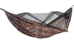 Lekki hamak turystyczny z moskitierą Amazonas Mosquito Traveller Forest, Brązowy