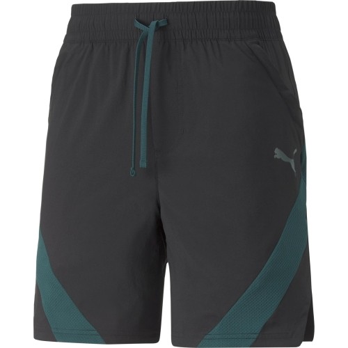 Puma szorty męskie Train Fit Woven 7'' Short Black Green 522132 56