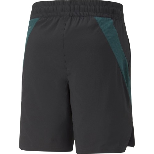 Puma szorty męskie Train Fit Woven 7'' Short Black Green 522132 56