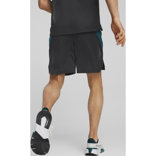 Puma szorty męskie Train Fit Woven 7'' Short Black Green 522132 56
