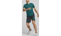 Puma szorty męskie Train Fit Woven 7'' Short Black Green 522132 56
