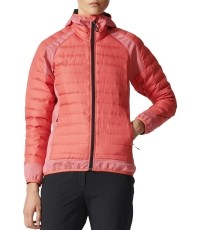 Kurtka puchowa Adidas W HYB DW HO Coral