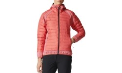 Kurtka puchowa Adidas W HYB DW HO Coral