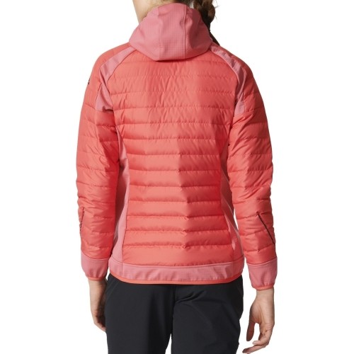 Kurtka puchowa Adidas W HYB DW HO Coral