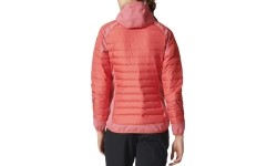 Kurtka puchowa Adidas W HYB DW HO Coral