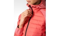 Kurtka puchowa Adidas W HYB DW HO Coral