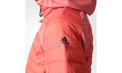 Kurtka puchowa Adidas W HYB DW HO Coral