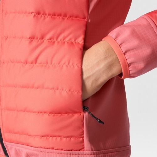 Kurtka puchowa Adidas W HYB DW HO Coral
