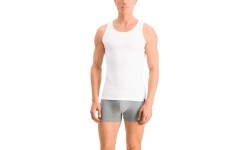 Puma podkoszulki męskie Basic 2p, Tan White 935018 02