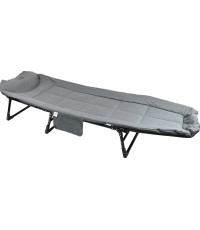 Składana turystyczna sofa-leżanka, szara