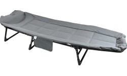 Składana turystyczna sofa-leżanka, szara