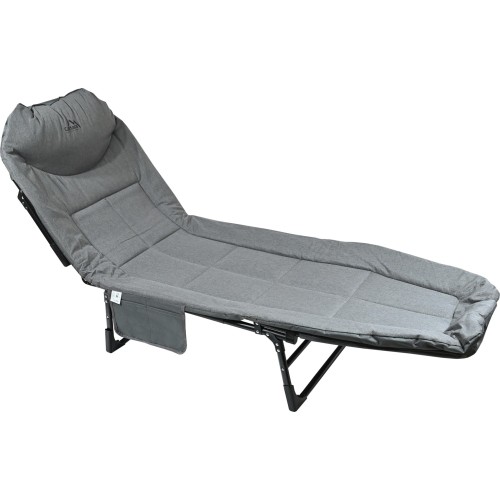 Składana turystyczna sofa-leżanka, szara