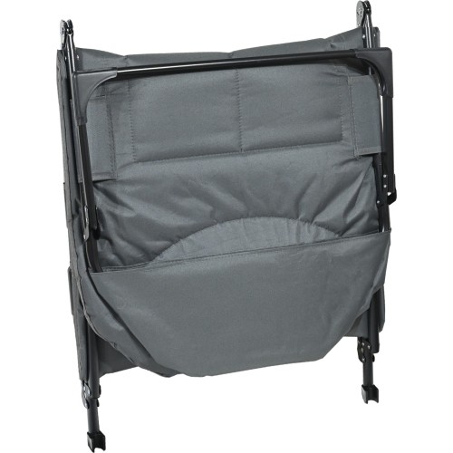 Składana turystyczna sofa-leżanka, szara
