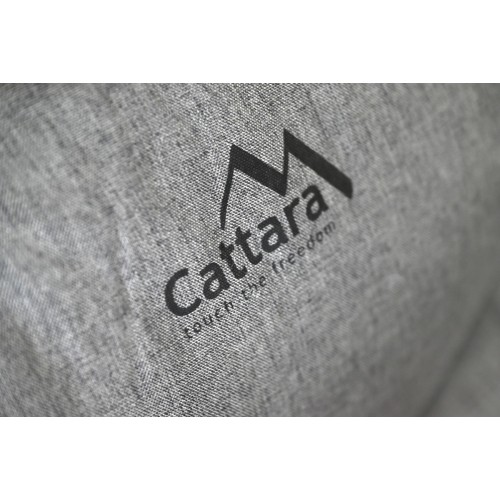 Składana turystyczna sofa-leżanka, szara