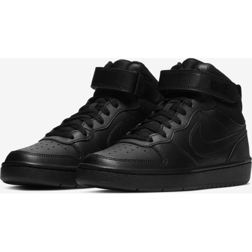 Nike buty młodzieżowe Court Borough Mid 2 Black CD7782 001