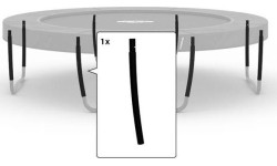 Champion/Elite - Middle post 270, (Curved, Black)