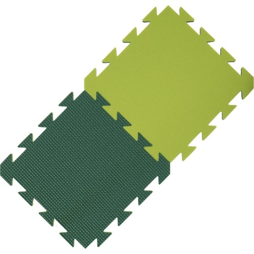Mata piankowa Yate, 29x29x1,2 cm – jasno/ciemnozielona