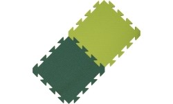 Mata piankowa Yate, 29x29x1,2 cm – jasno/ciemnozielona