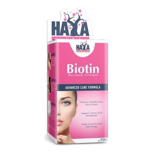 Haya Labs Biotin (biotinas) 100 tabl.