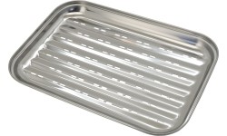 Blacha do pieczenia ze stali nierdzewnej Cattara, 34x24cm