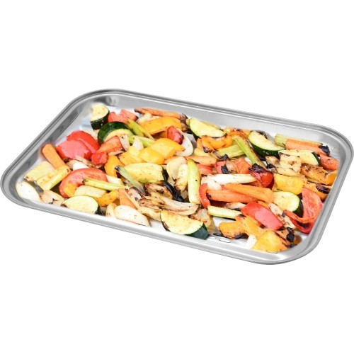 Blacha do pieczenia ze stali nierdzewnej Cattara, 34x24cm