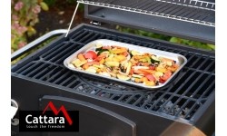 Blacha do pieczenia ze stali nierdzewnej Cattara, 34x24cm