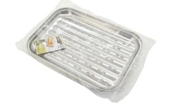 Blacha do pieczenia ze stali nierdzewnej Cattara, 34x24cm