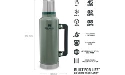 Termos Stanley Classic, 1,9 l, Zielony