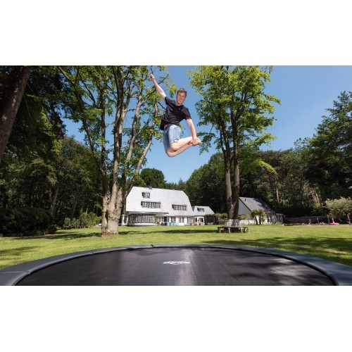 Trampolina gruntowa BERG SPORTS Champion InGround, Ø 430 cm, szara