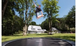 Trampolina gruntowa BERG SPORTS Champion InGround, Ø 430 cm, szara
