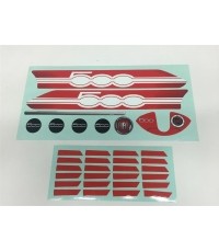 Buzzy - zestaw naklejek Fiat 500